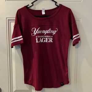 Yuengling Brewery Lager Women's Maroon Top Small